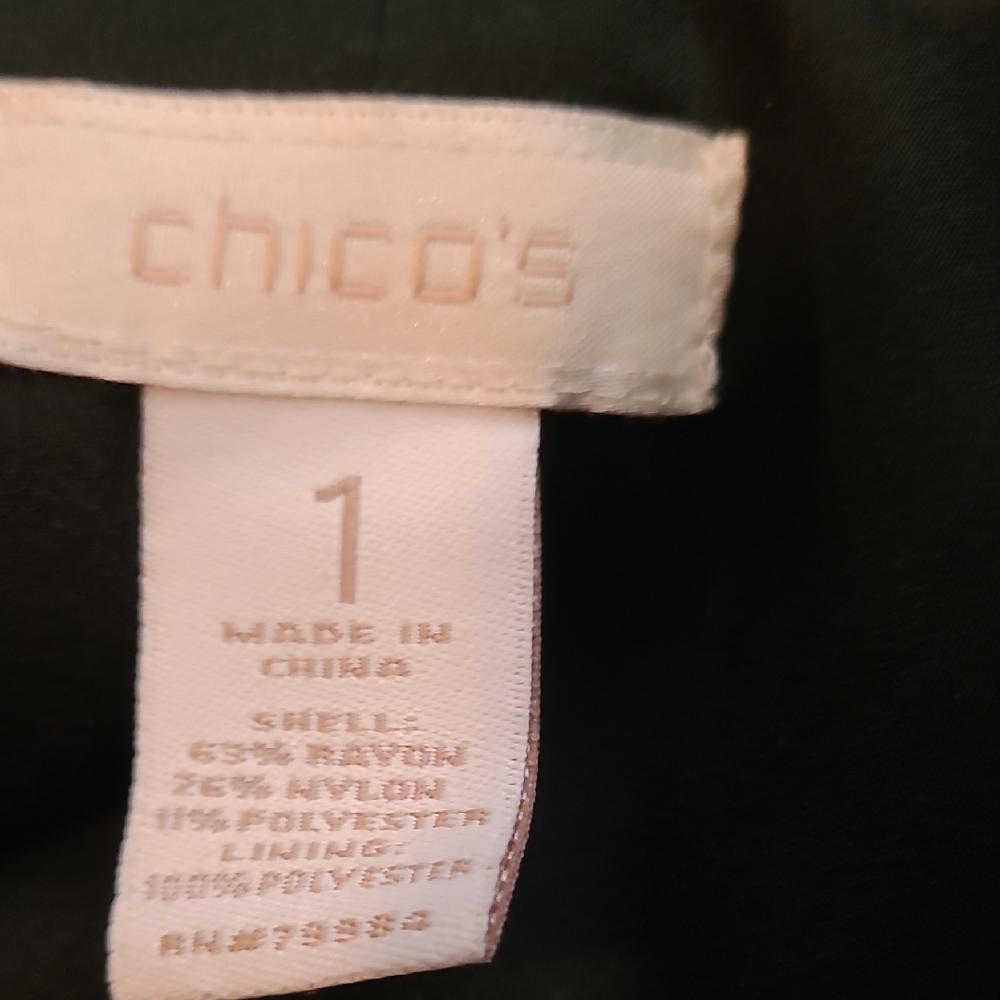 Chico's Elegant Teal Blue Jacket - Picture 6 of 7